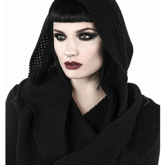 Killstar Accessories - Helsinki hooded scarf